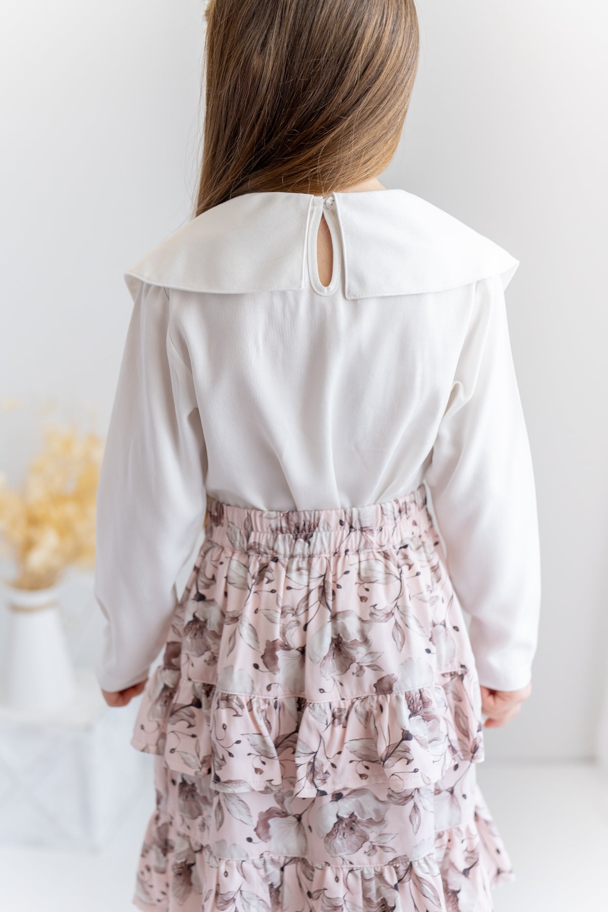 Long Sleeve Ecru Blouse