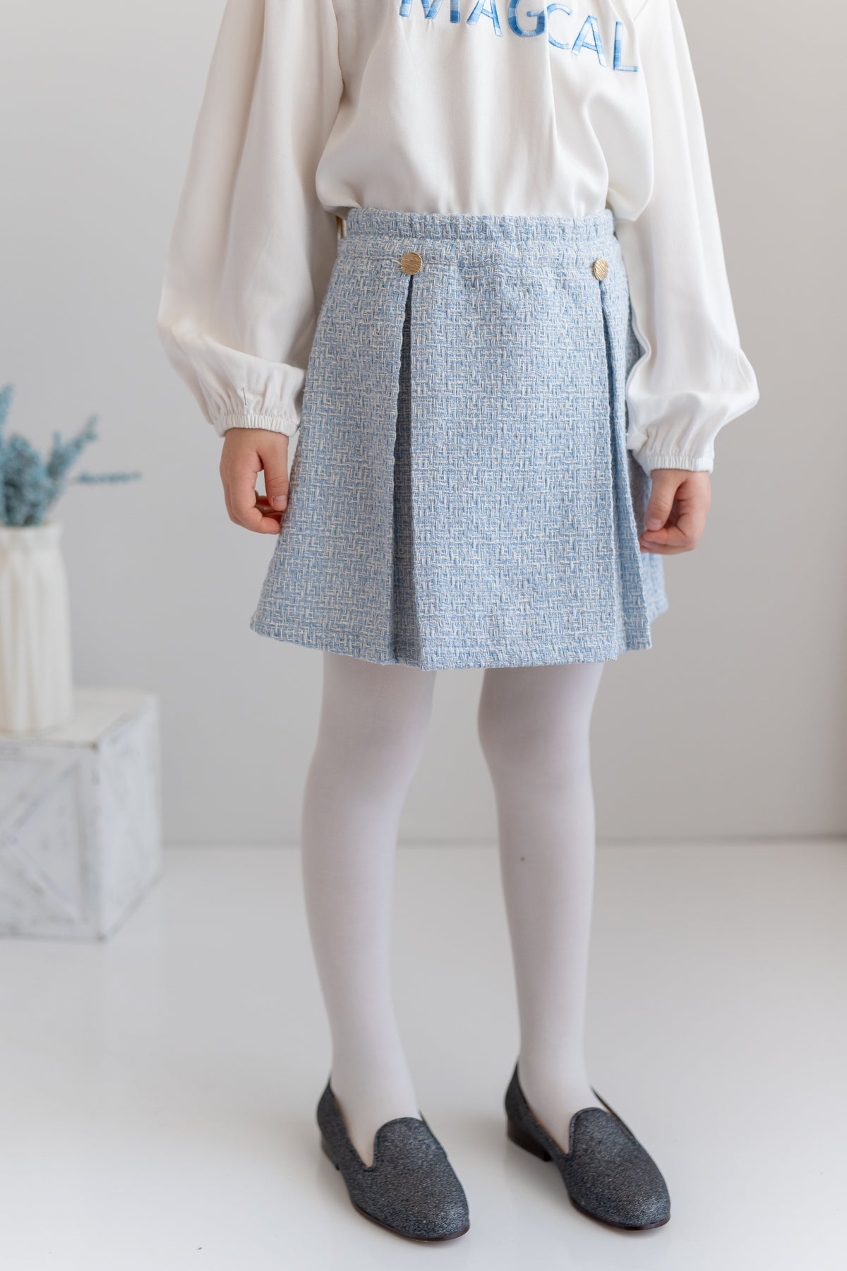 Tweed Jacket & Skirt Set