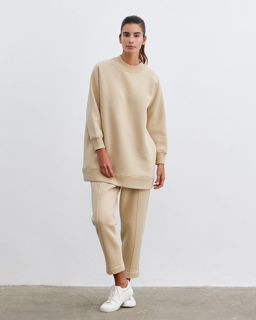 Long Plush Sweat Top