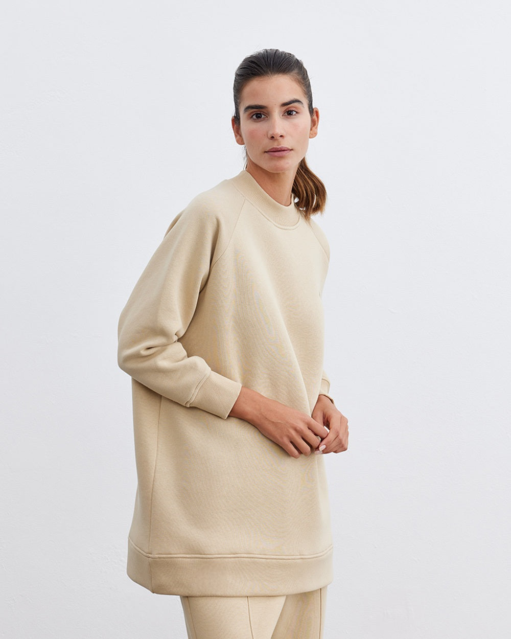 Long Plush Sweat Top