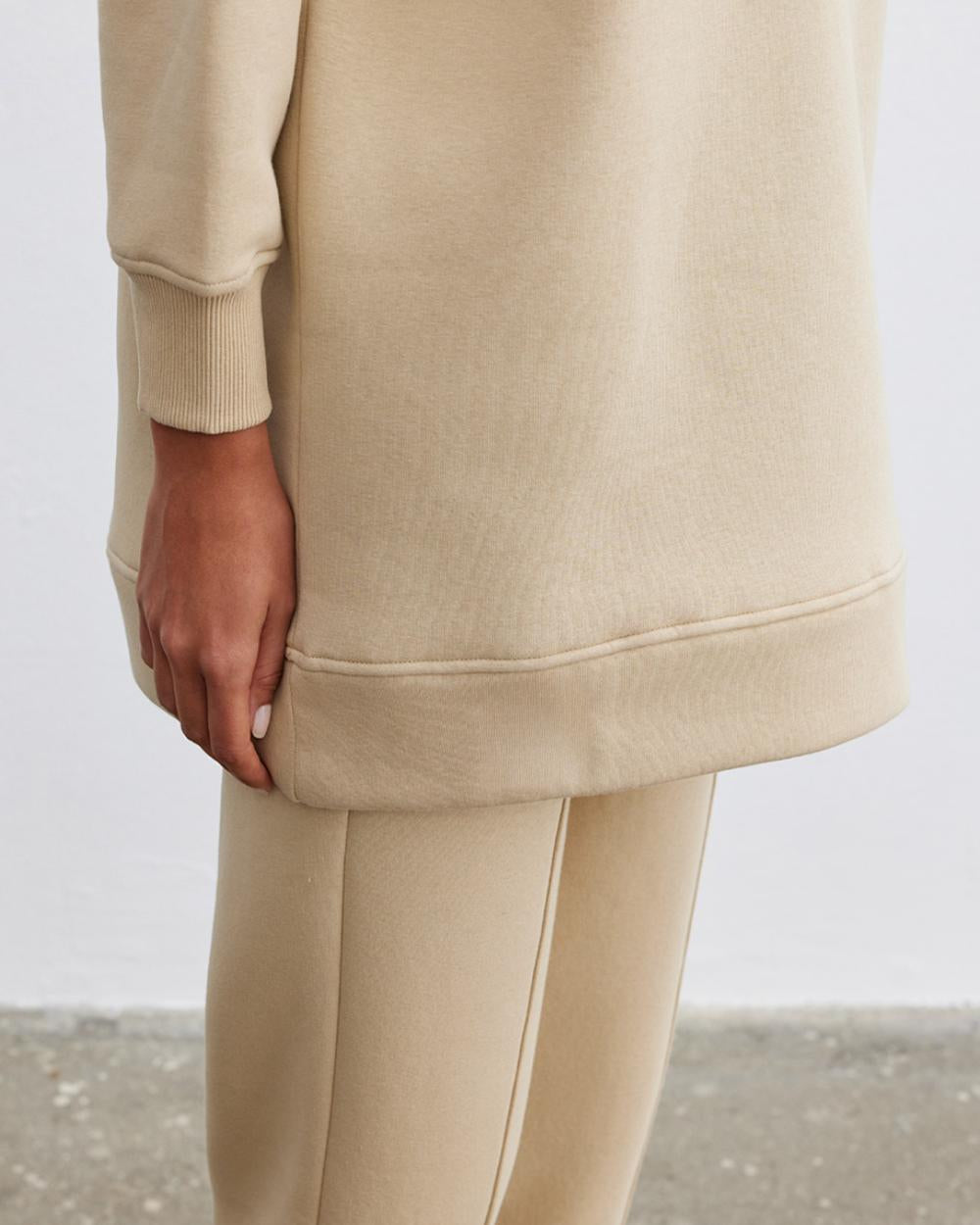Long Plush Sweat Top