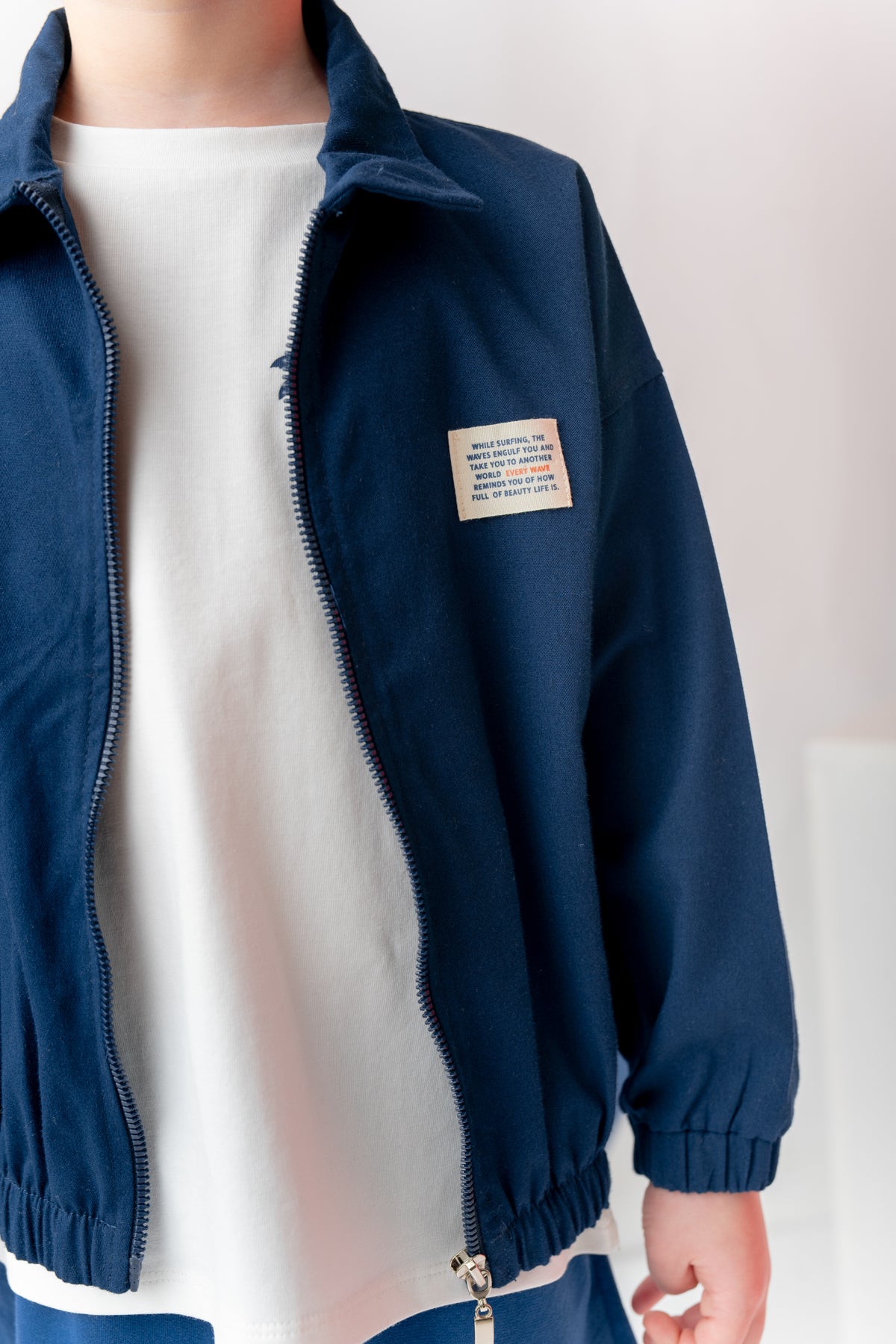 Navy Cotton Jacket