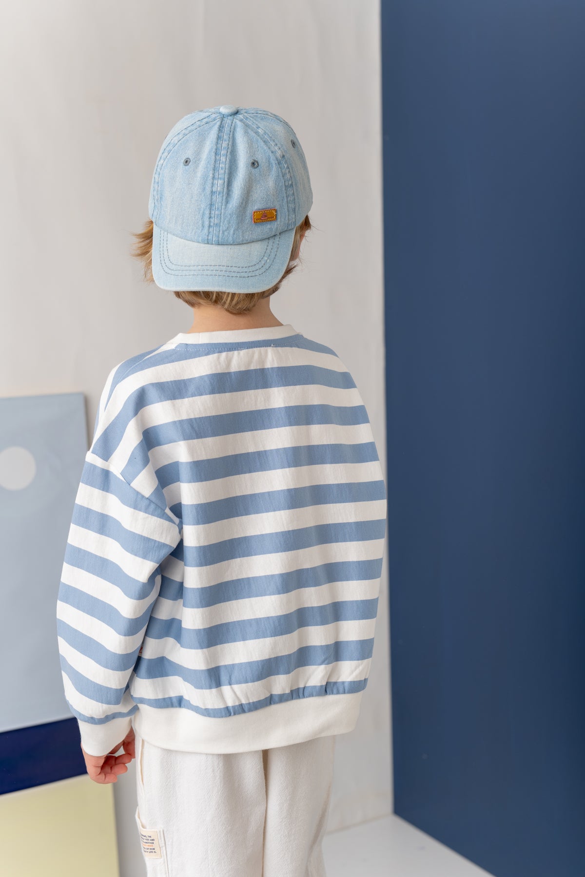 Blue Stripe Top
