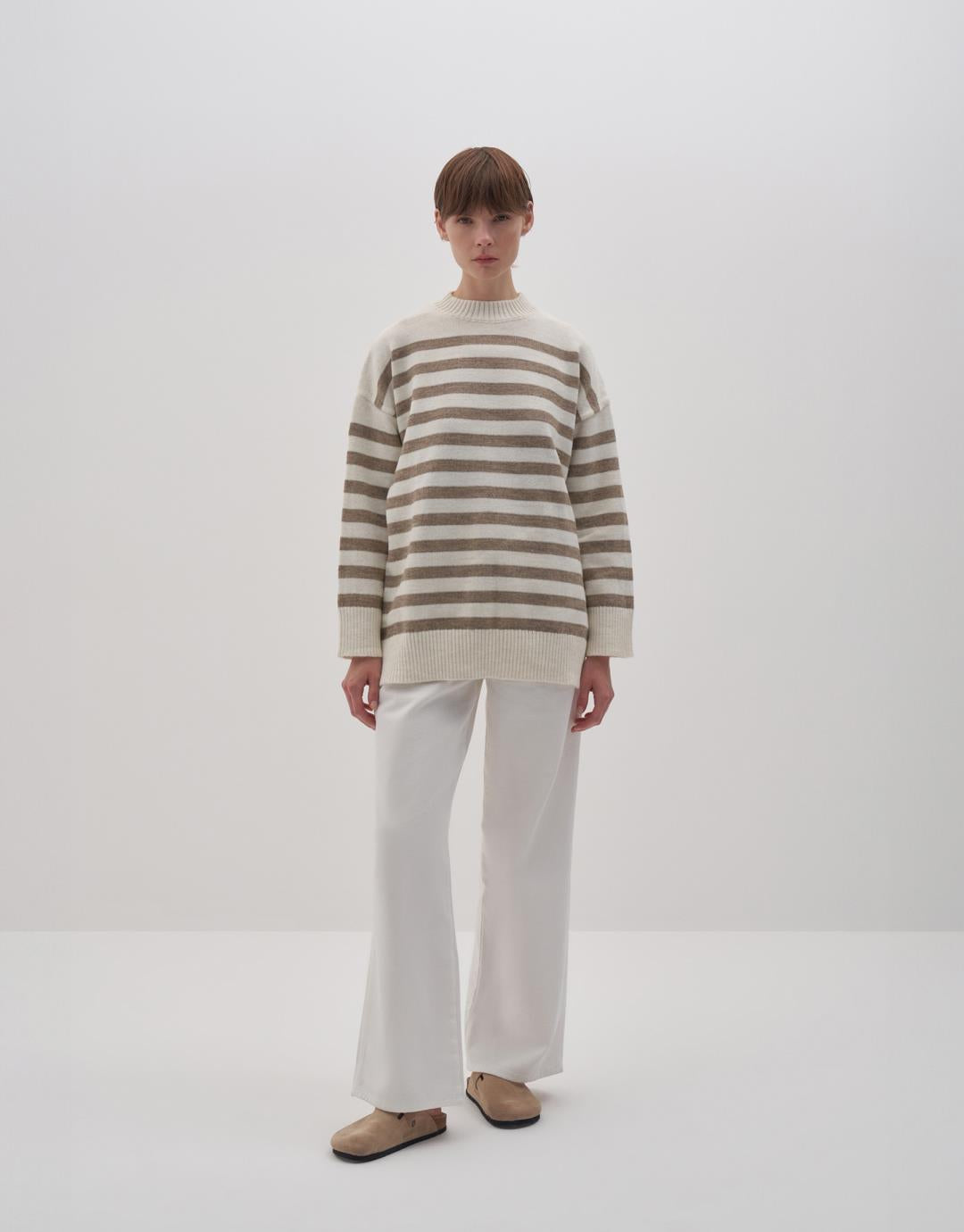 Striped Knit Sweater