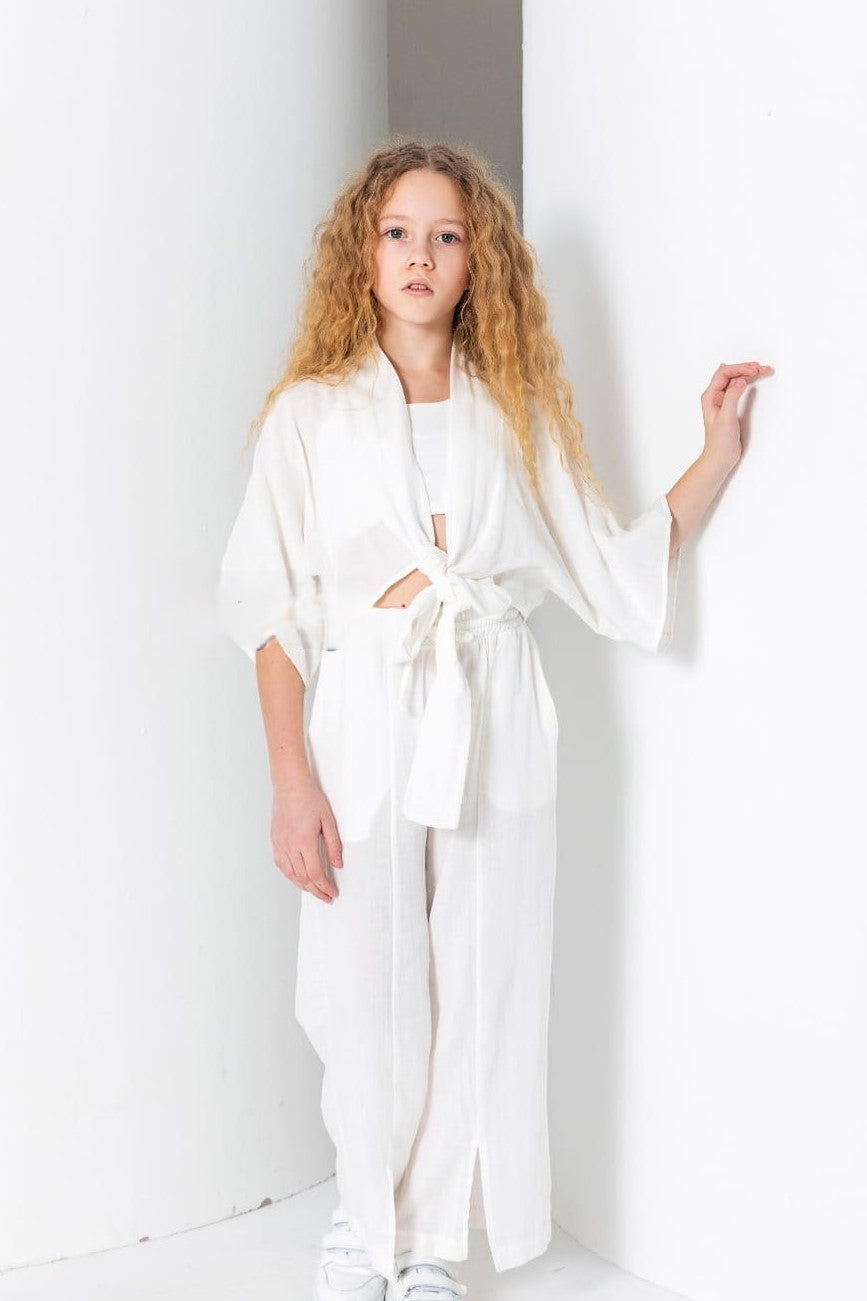 Cotton 3-Piece Trouser Set