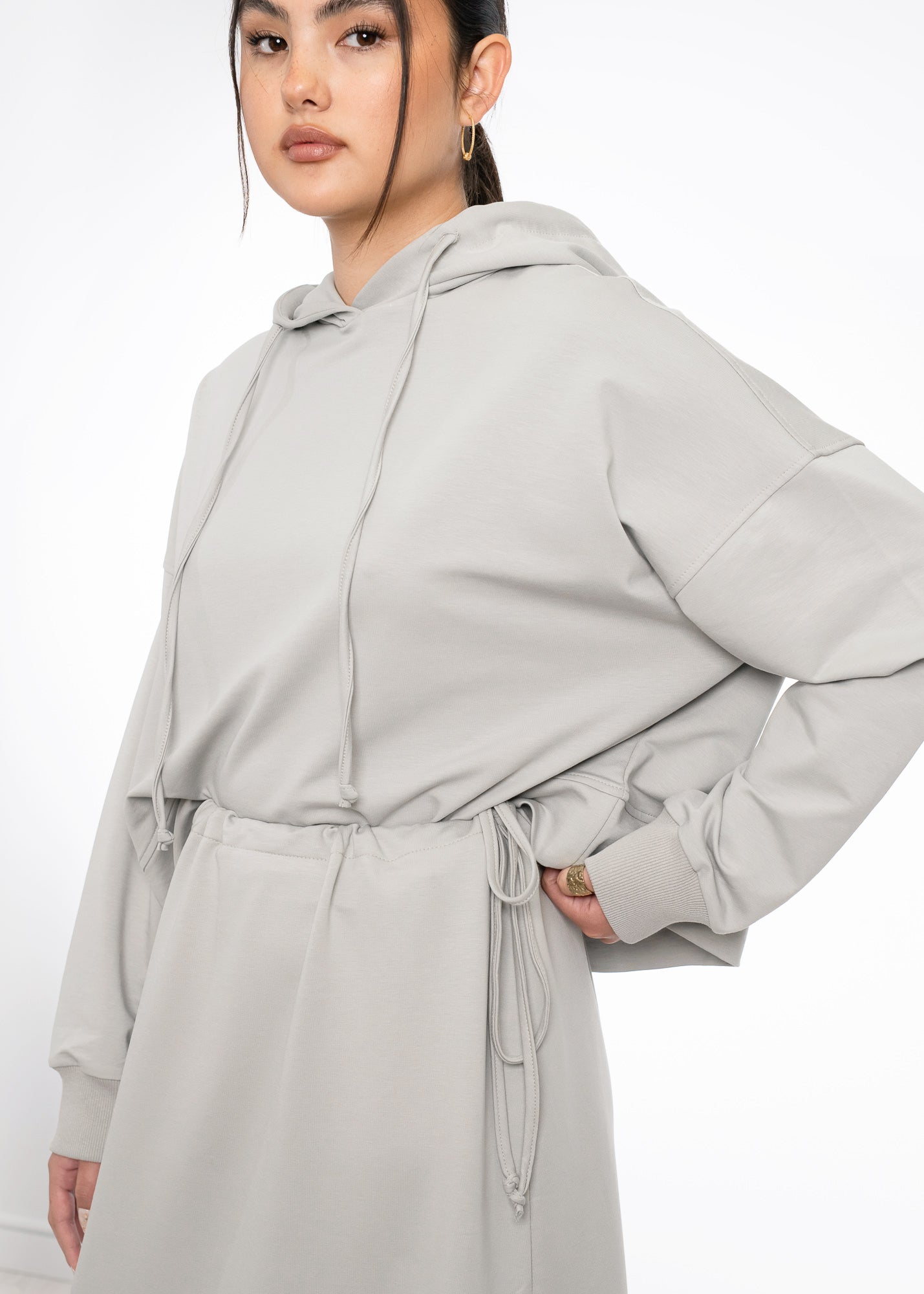 Cotton Drawstring Skirt