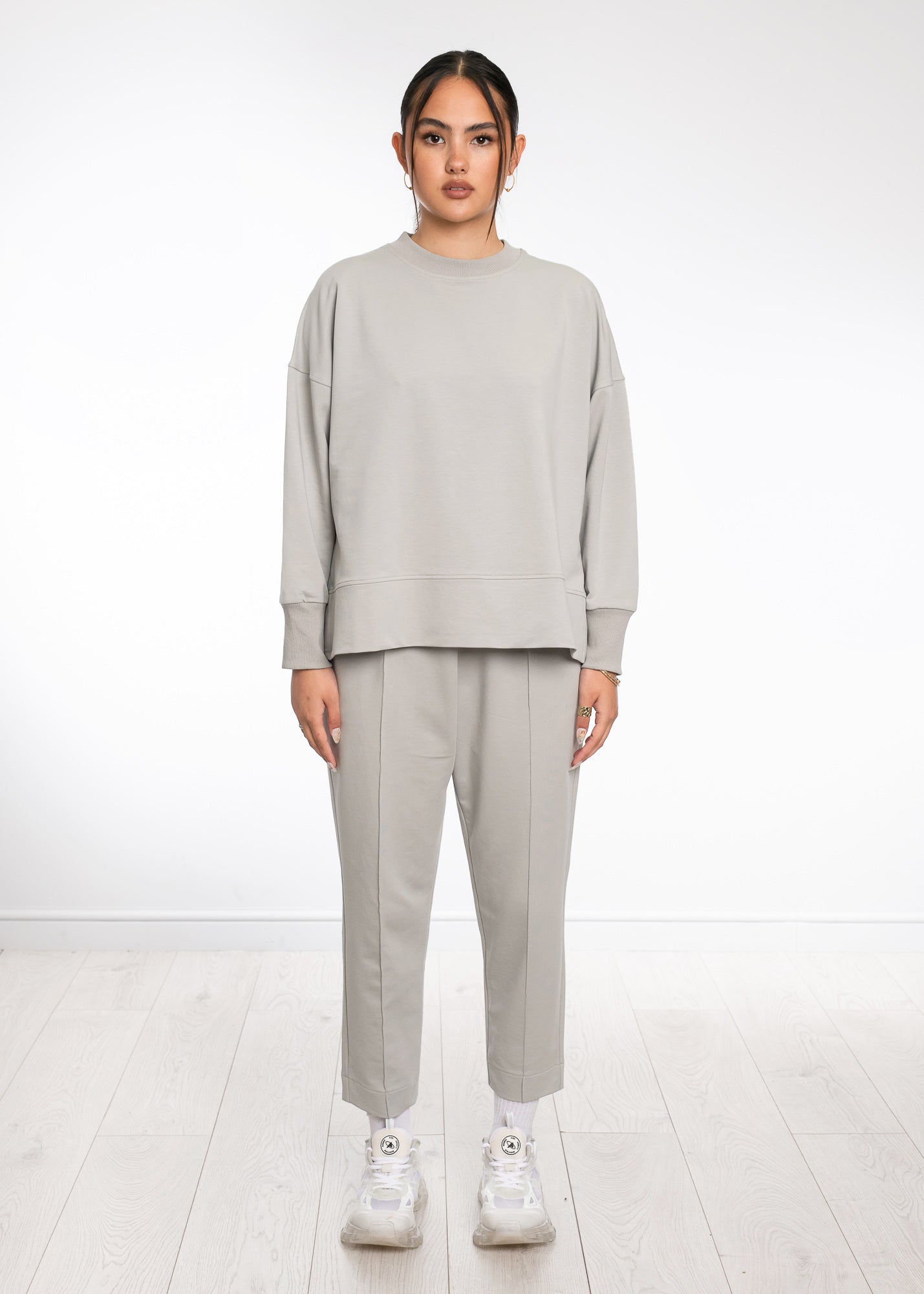 Centre Pleat Cotton Trouser