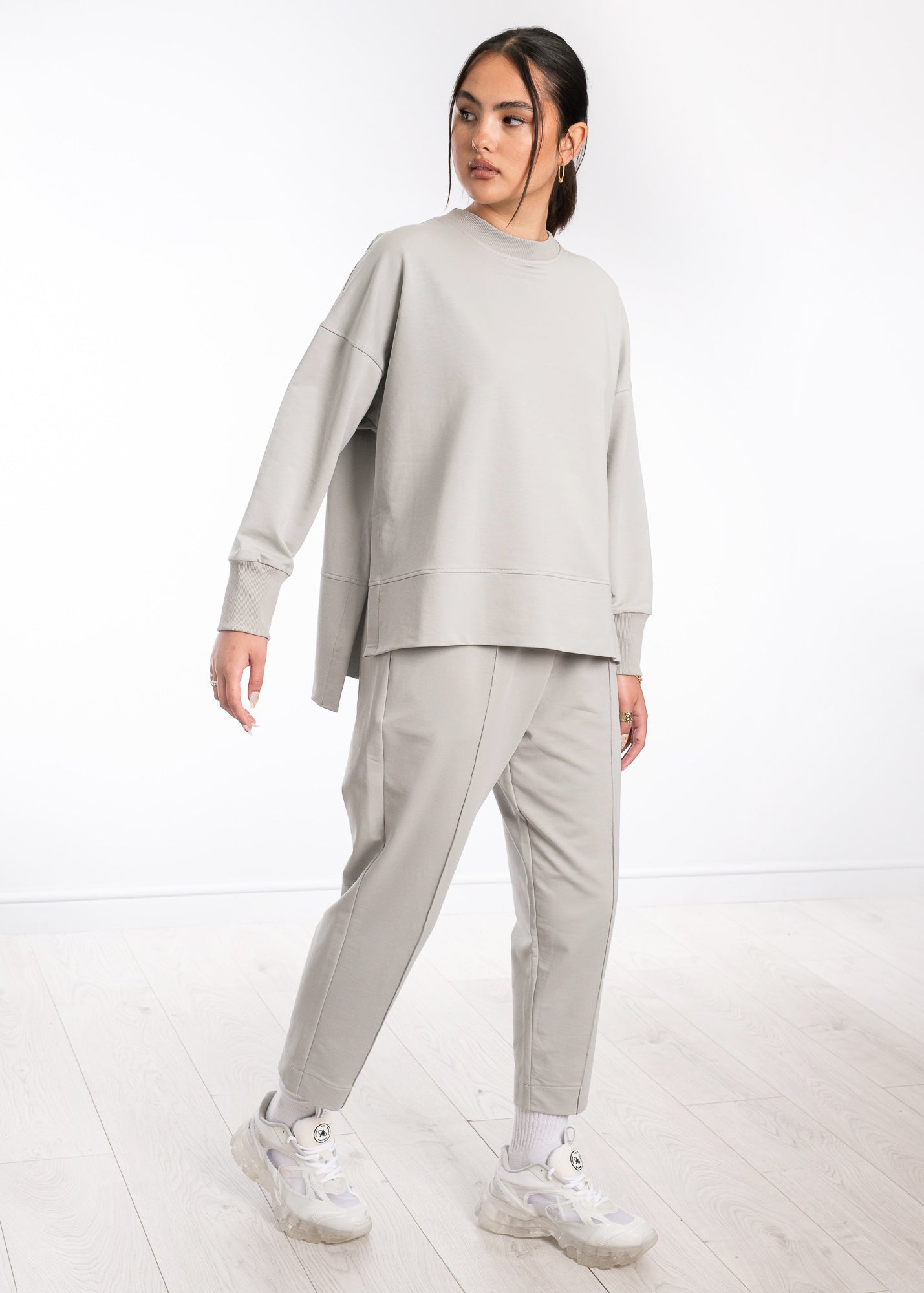 Centre Pleat Cotton Trouser