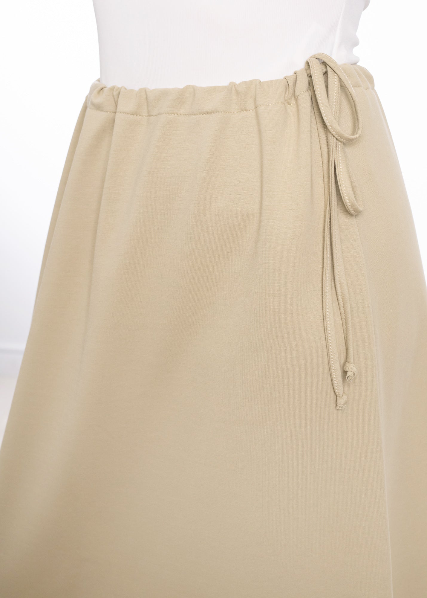 Cotton Drawstring Skirt