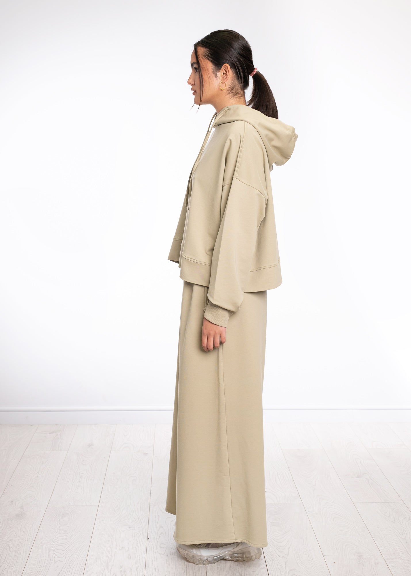 Cotton Drawstring Skirt