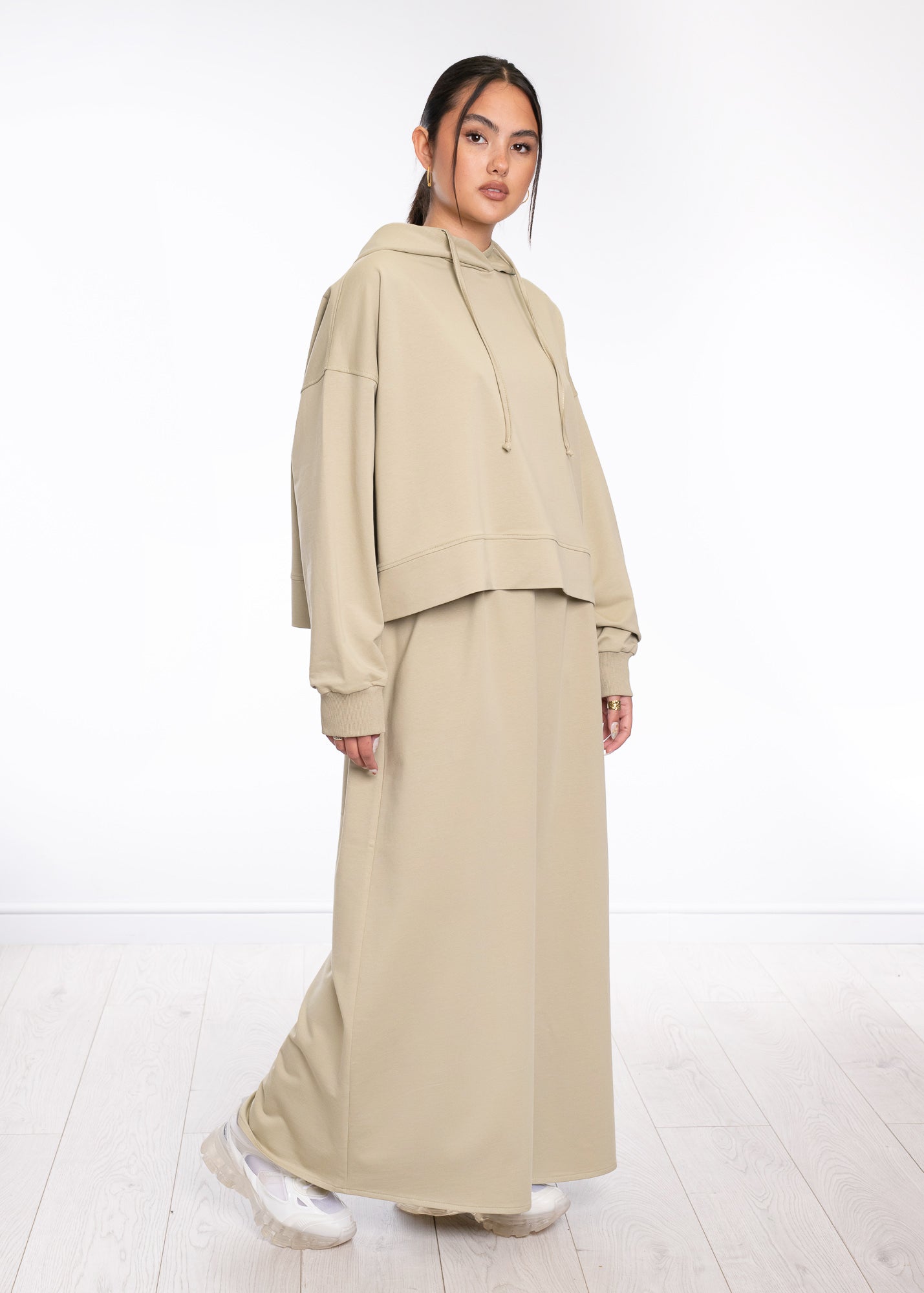 Cotton Drawstring Skirt