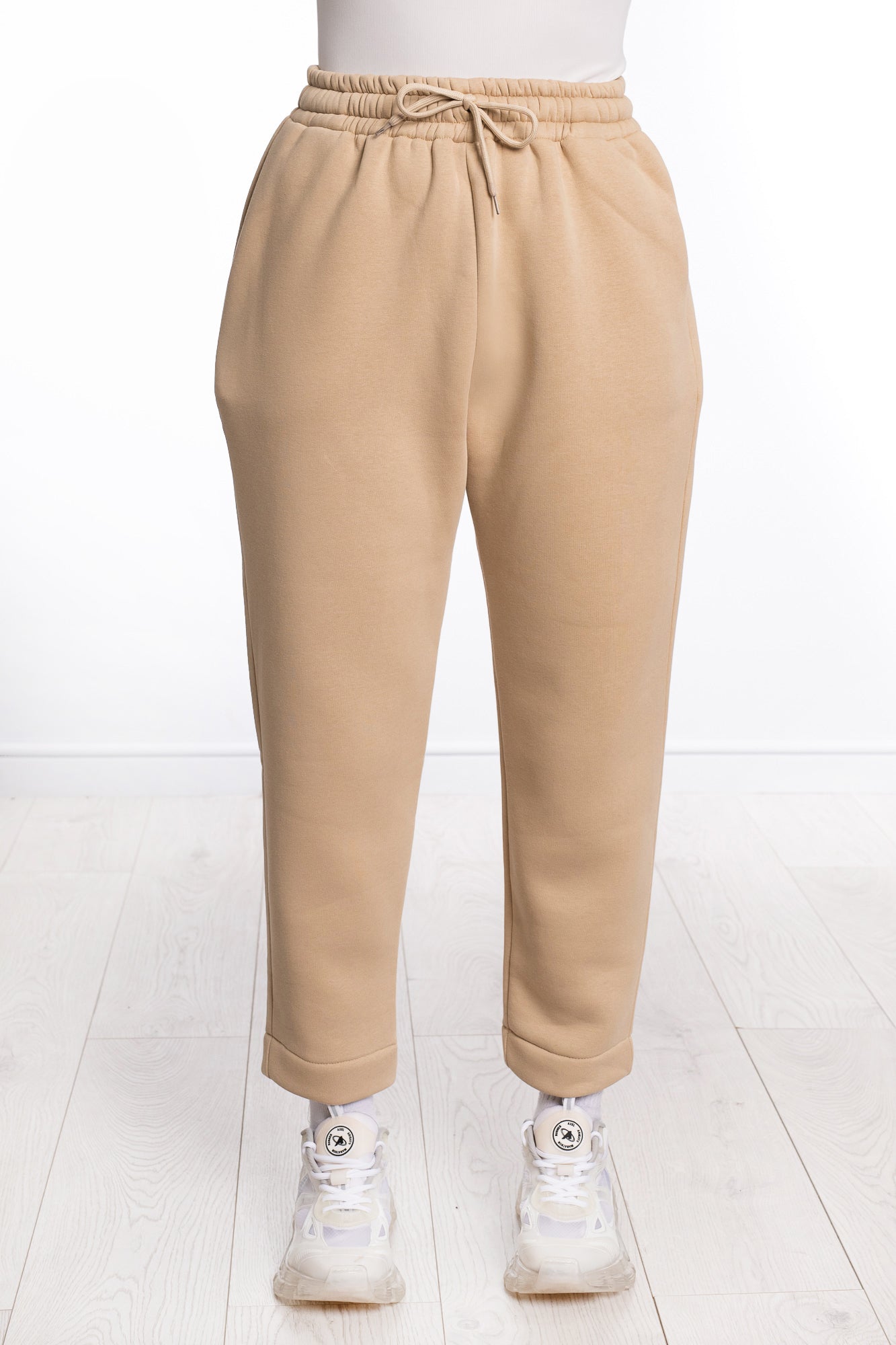 Tapered Plush Trousers