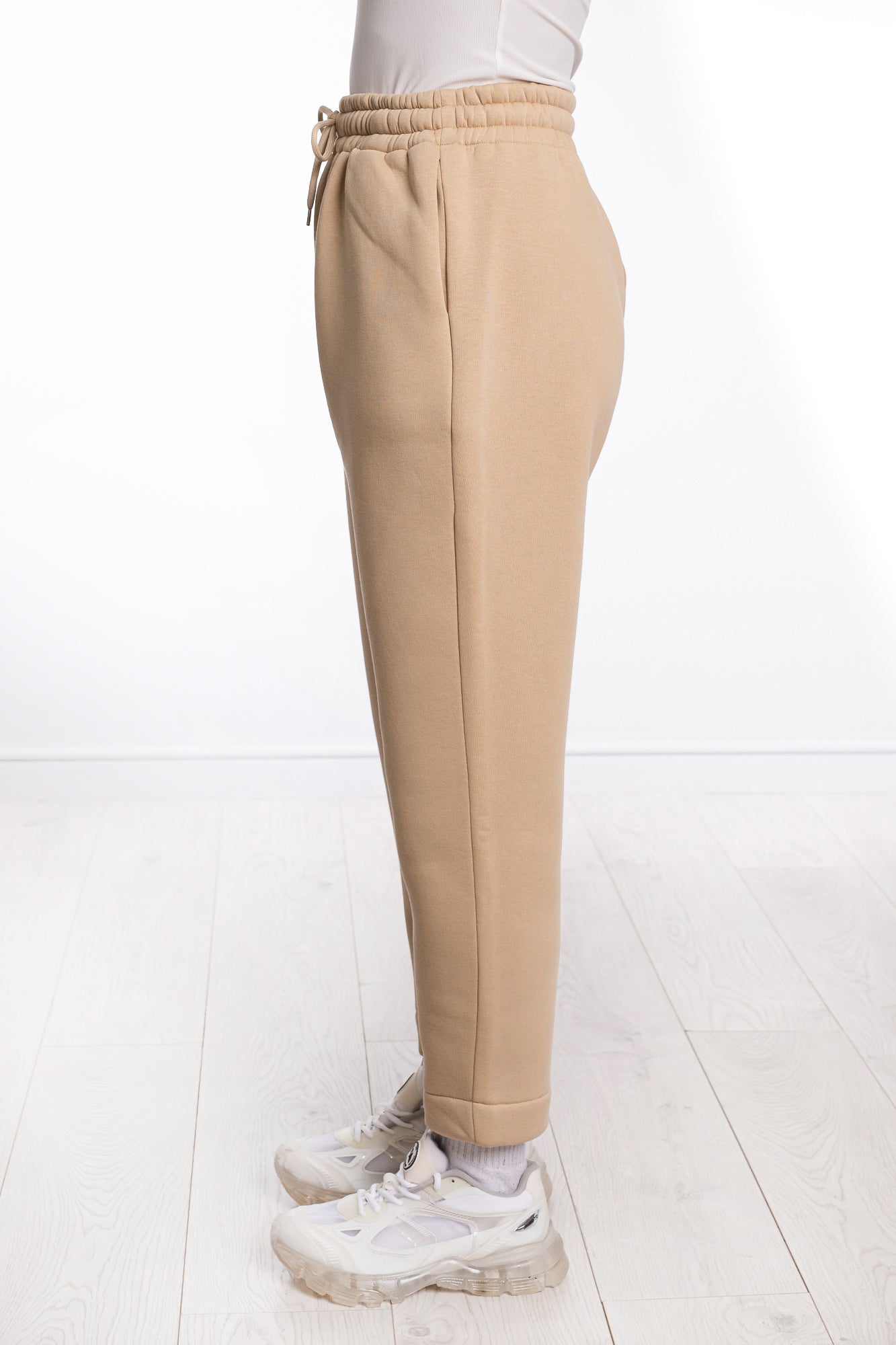 Tapered Plush Trousers