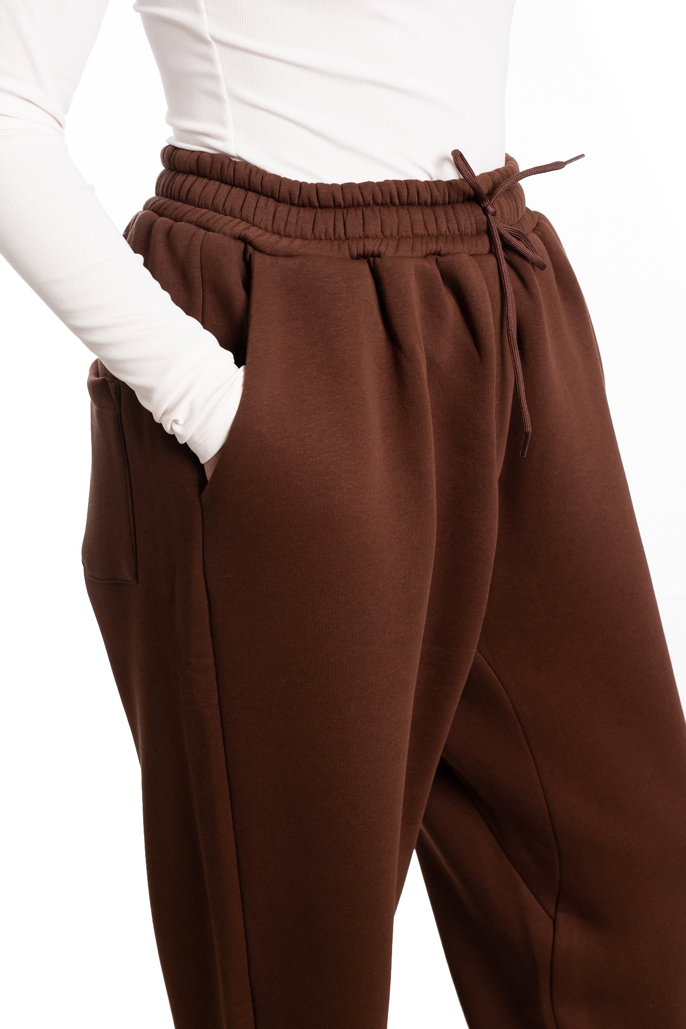 Drop Crotch Plush Jogger