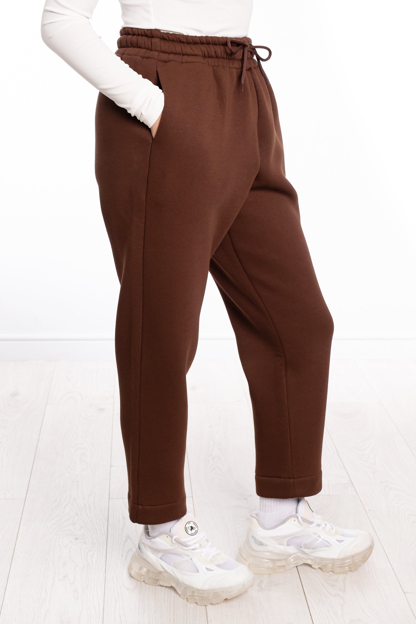 Tapered Plush Trousers