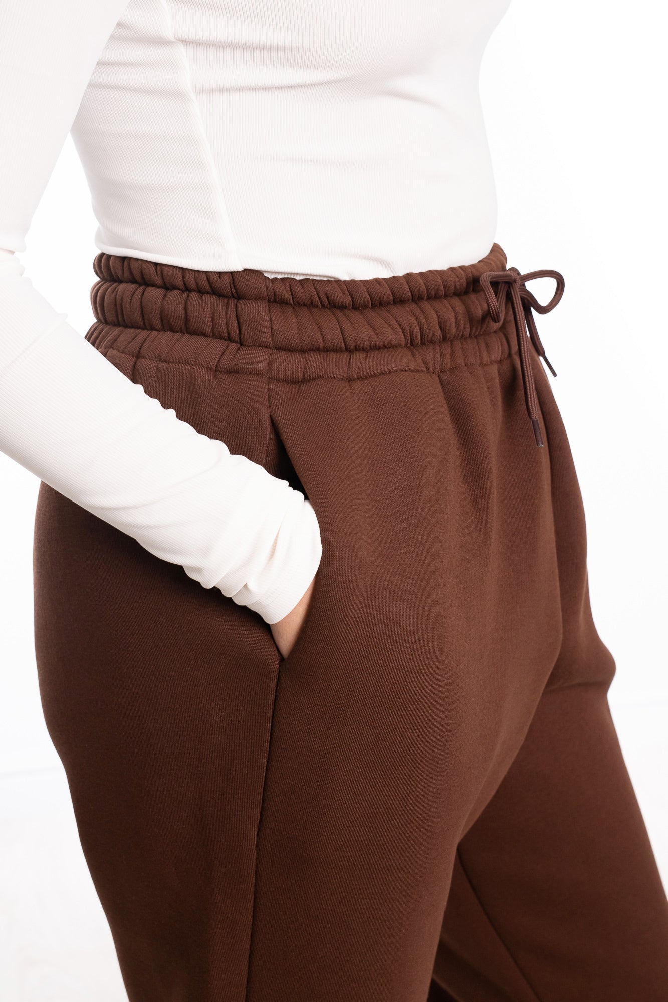Tapered Plush Trousers