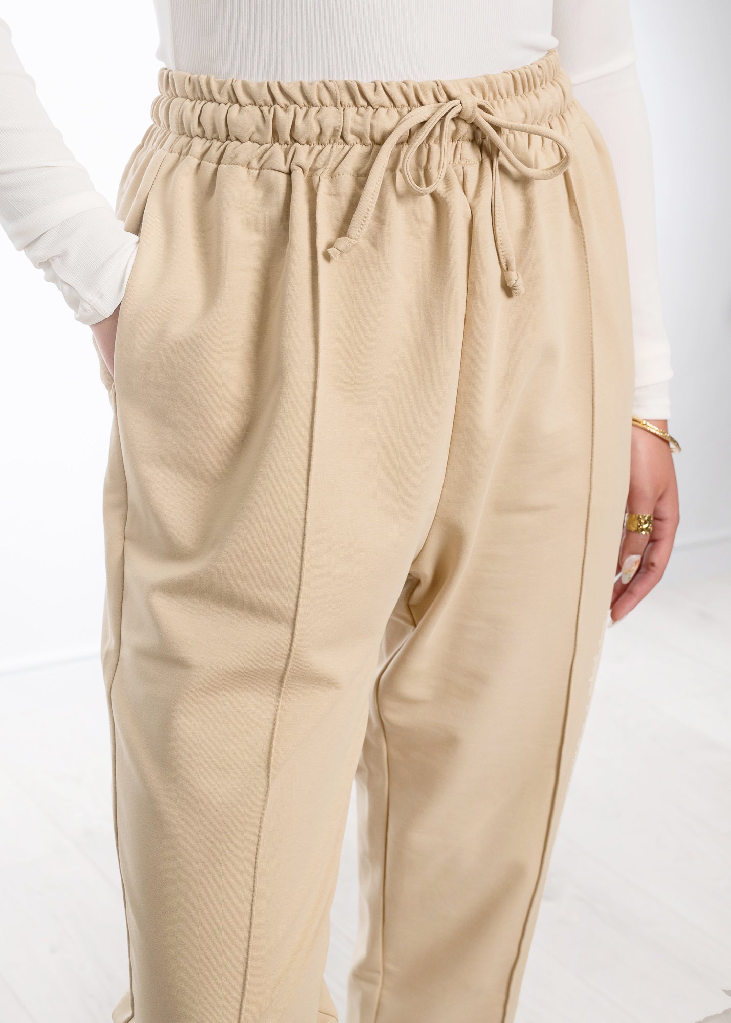 Centre Pleat Cotton Trouser