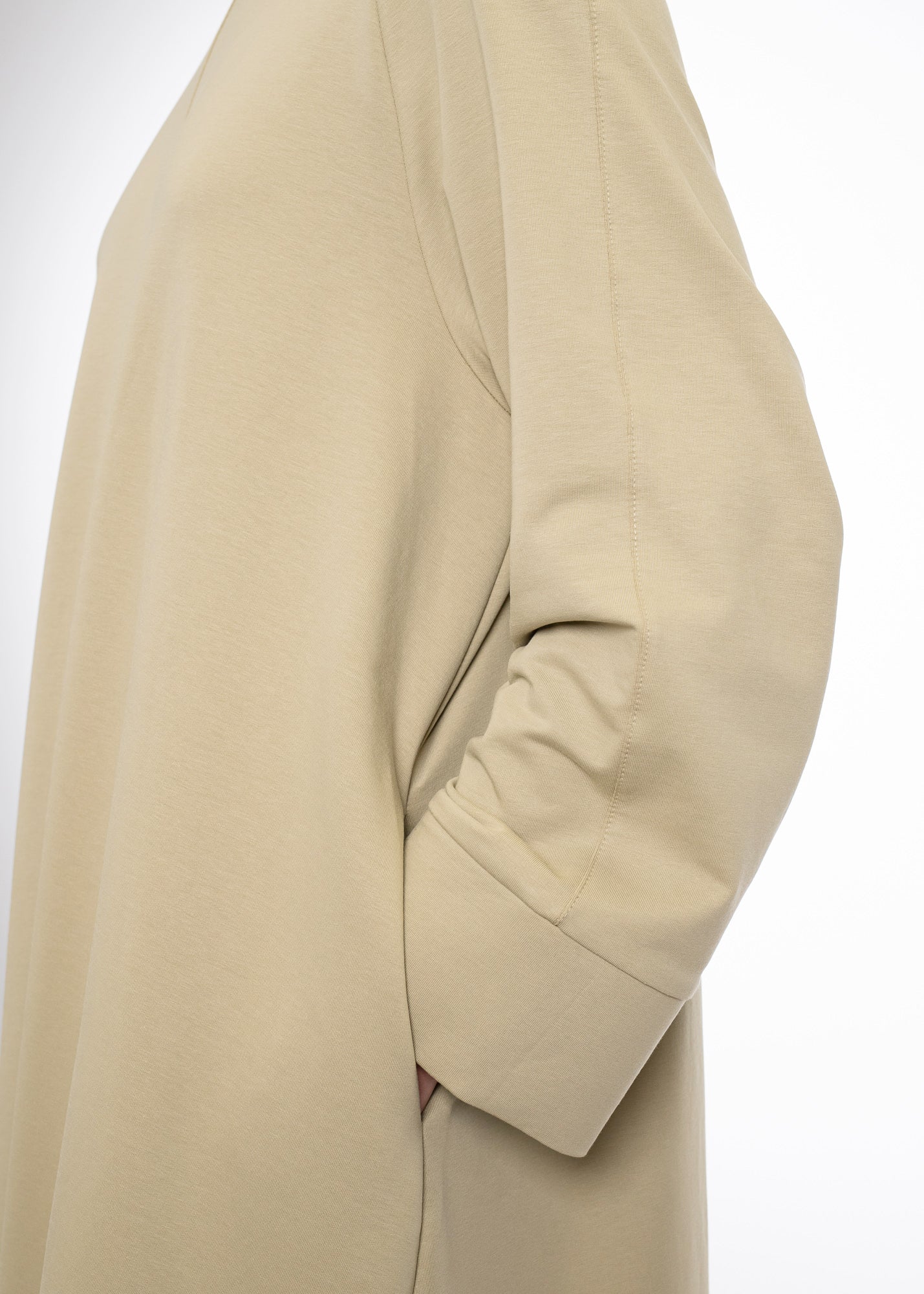 A-line Stretch Cotton Dress