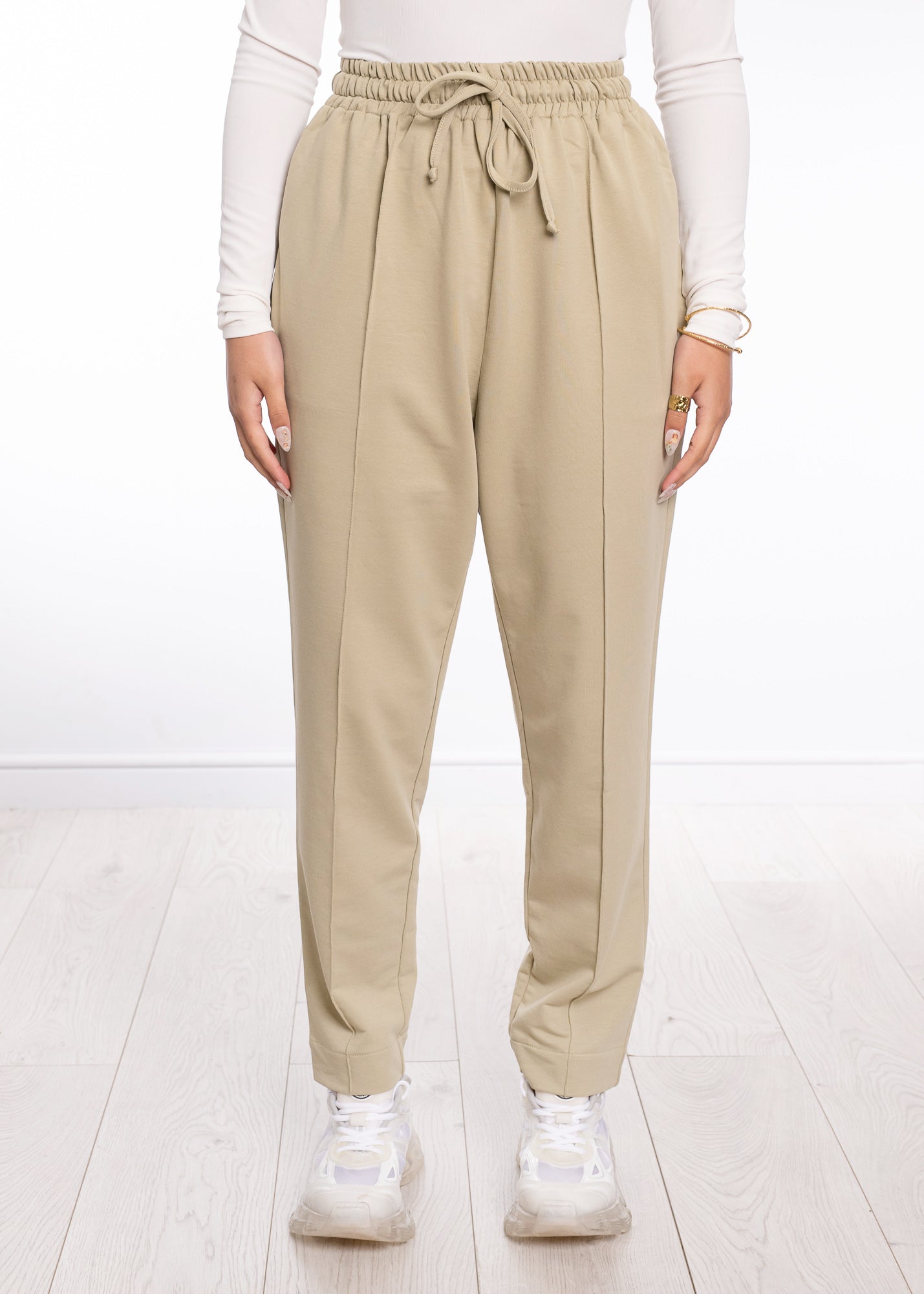 Centre Pleat Cotton Trouser