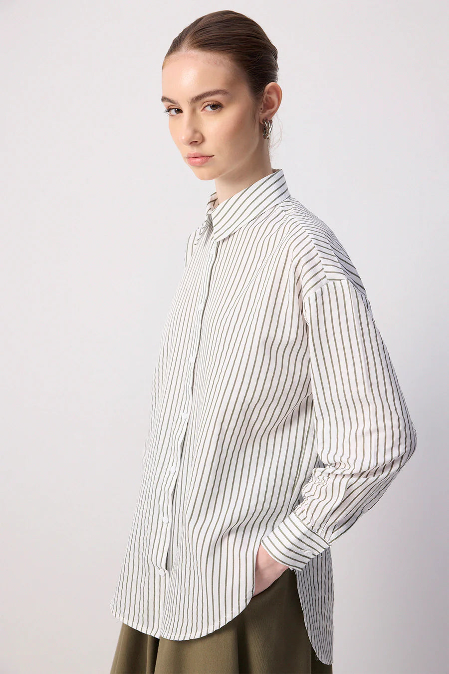 Striped Oversized Shirt